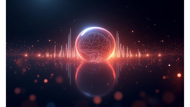 Γραφική αναπαράσταση binaural beats με κοσμικά στοιχεία